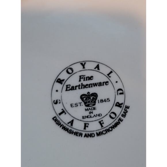 Royal Stafford Earthenware Sketchbook Salad Plates 8.5" Set of 4 Floral Harvest - Picture 6 of 6